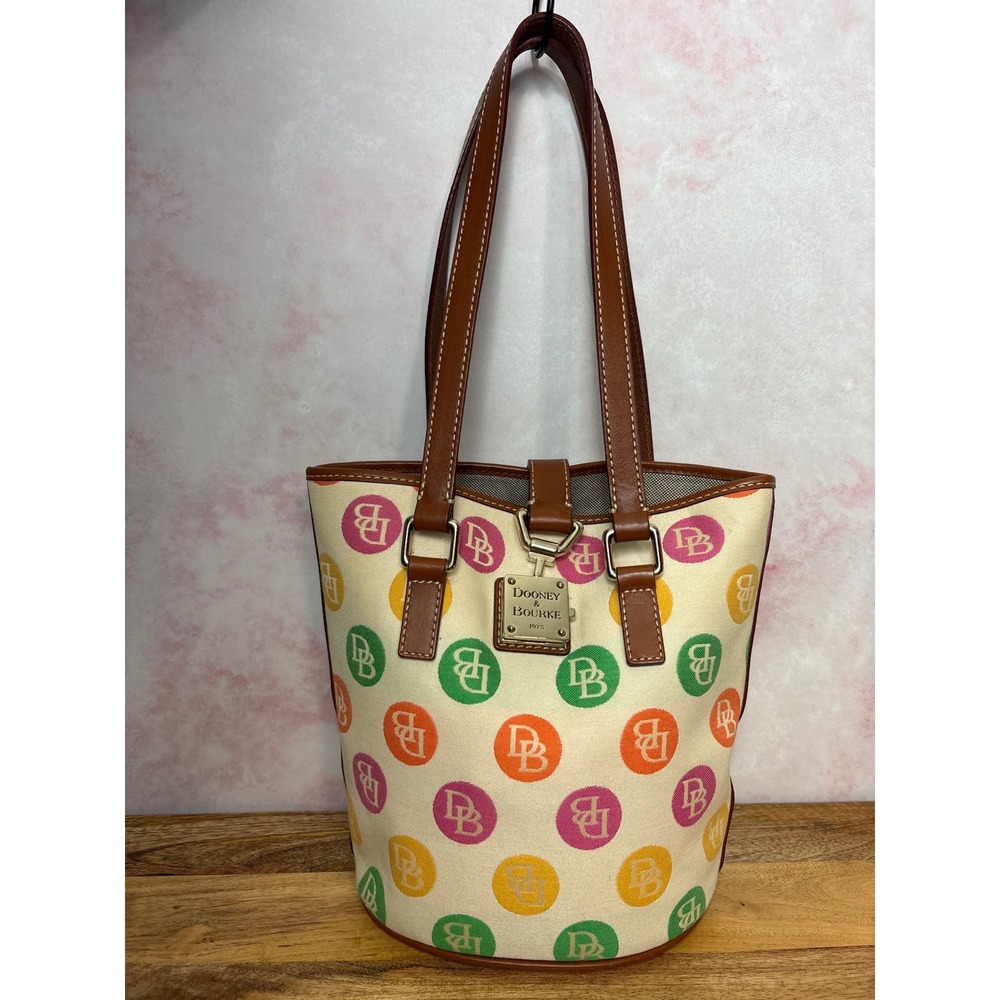Dooney & Bourke Bubble Dot Bucket Bag